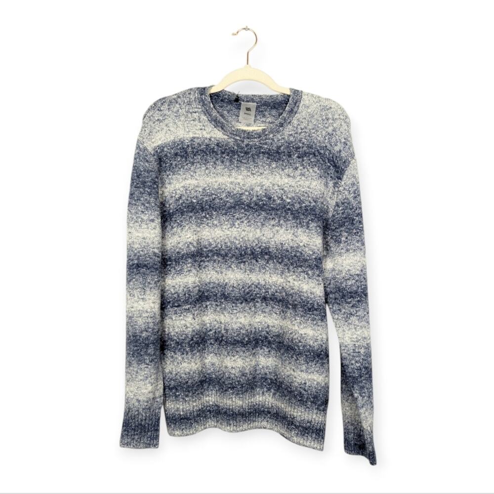 NWT VRST Men’s Navy Blue & White Relaxed Fit Striped Sweater Size S
